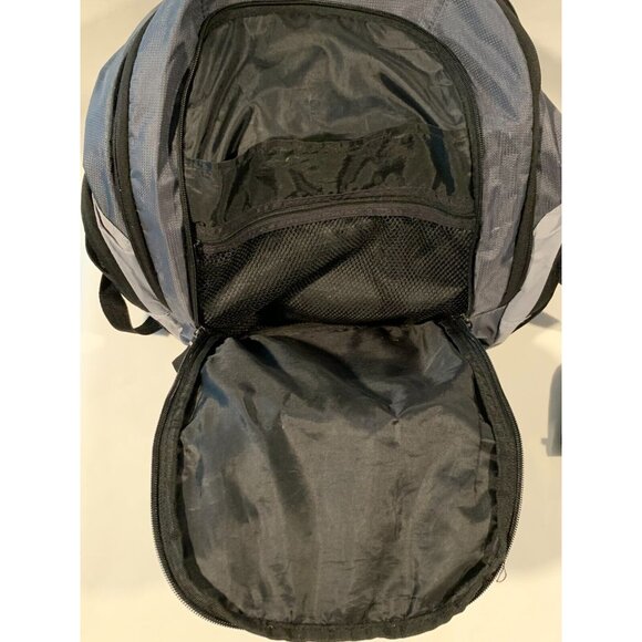 Targus Backpack Padded Computer Compartment 3 Mesh and 5 Zip Pockets Gray Black - Picture 9 of 14